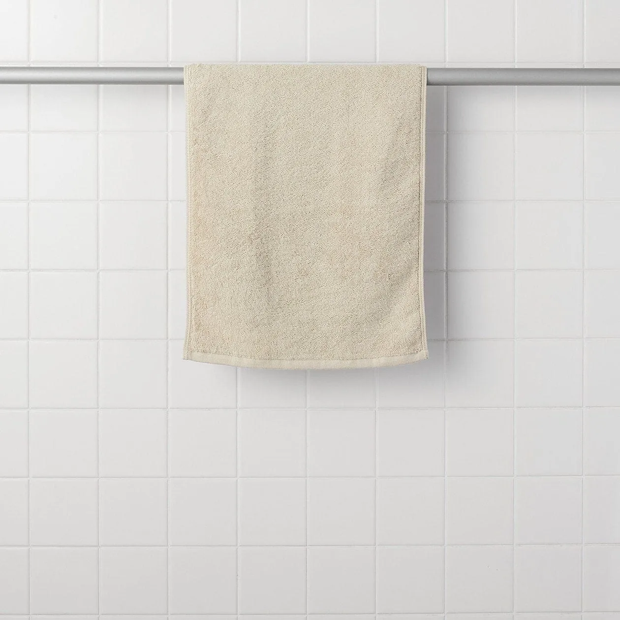 Pile Weave Face Towel With Loop