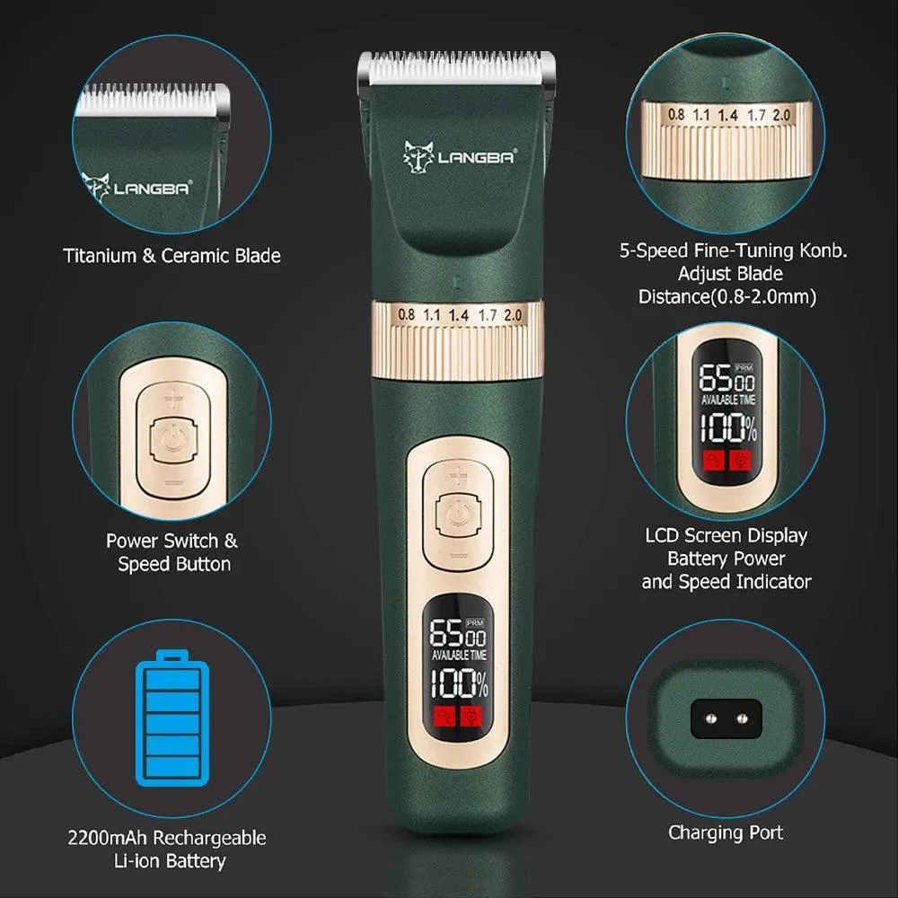 Professional Grooming Kit™-Rechargeable Pet Hair Clippers