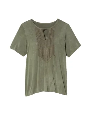 Remi Keyhole Top | Olive Green