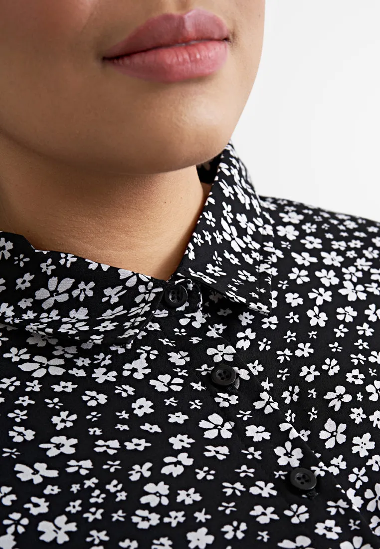 Rowena Printed Floral Button Shirt