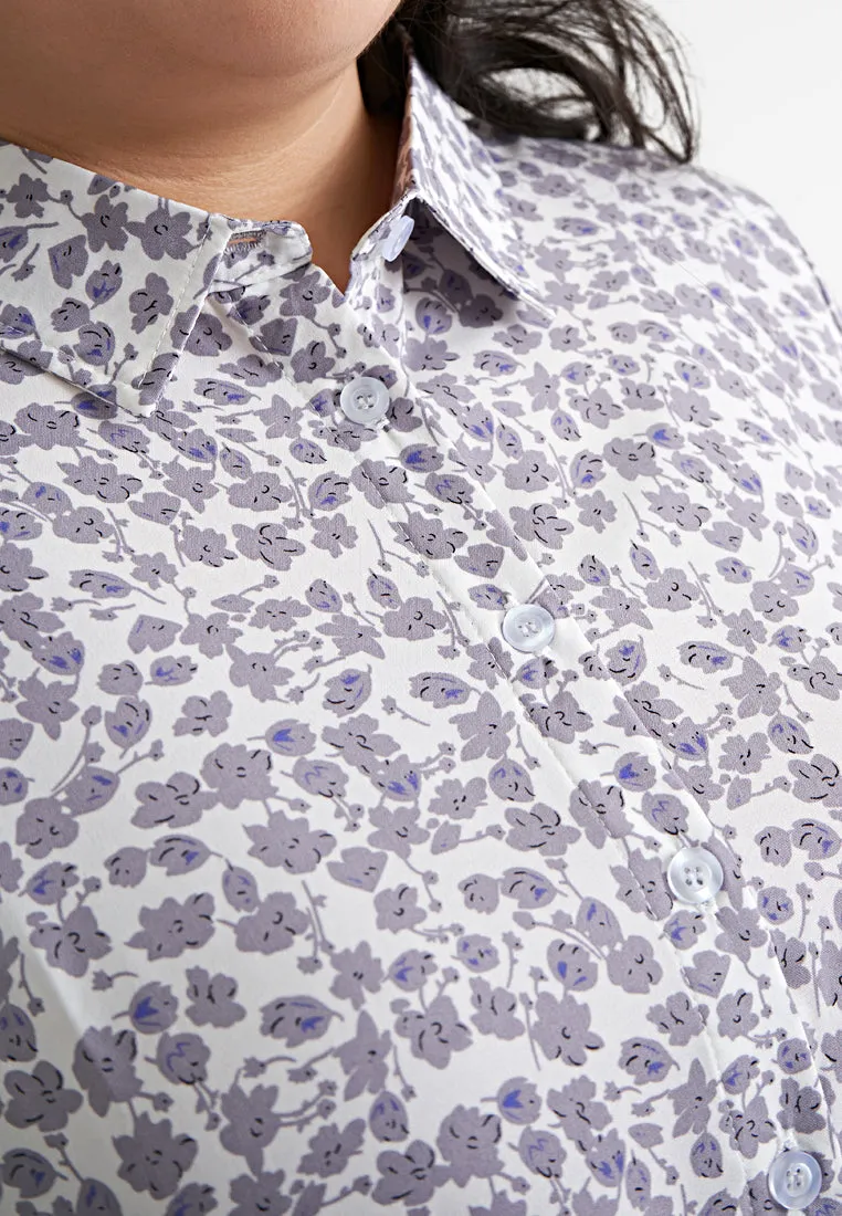 Rowena Printed Floral Button Shirt