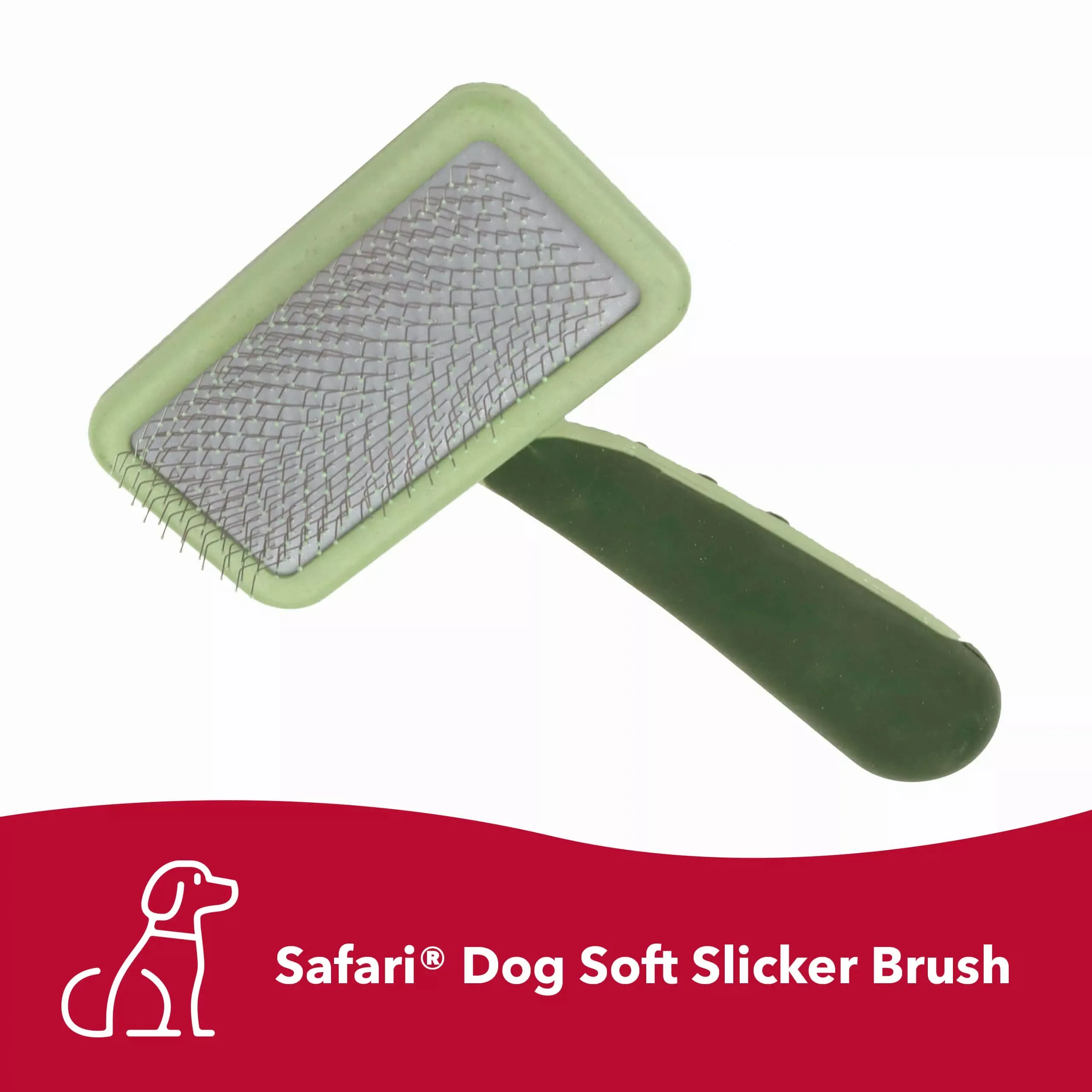 Safari Soft Slicker Brush for Medium Dogs