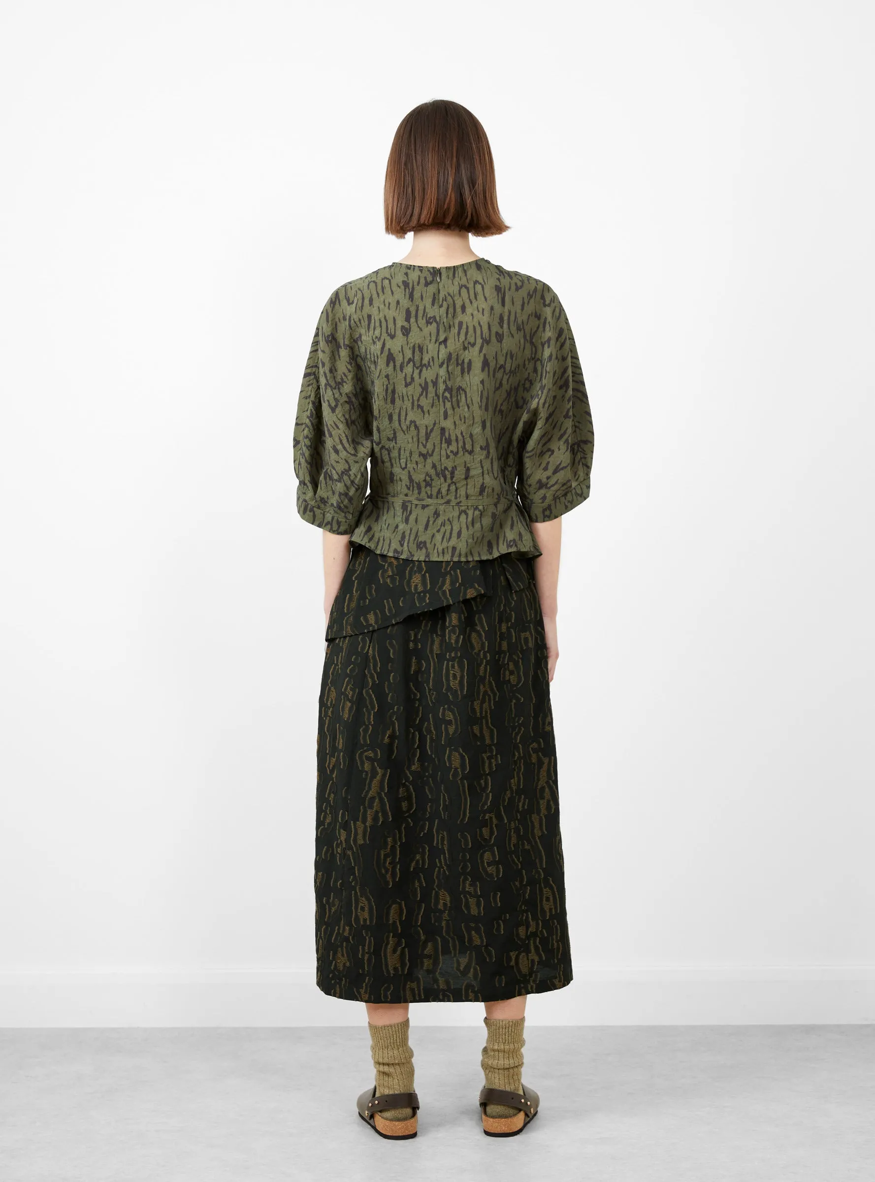 Sukuti Skirt Black Gold