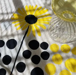 Sunflower Flour Sack Dish Towel