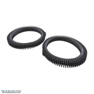 The Pool Cleaner Fiberglass or Vinyl Front tire Kit [Black] [Qty 2] (896584000-556)