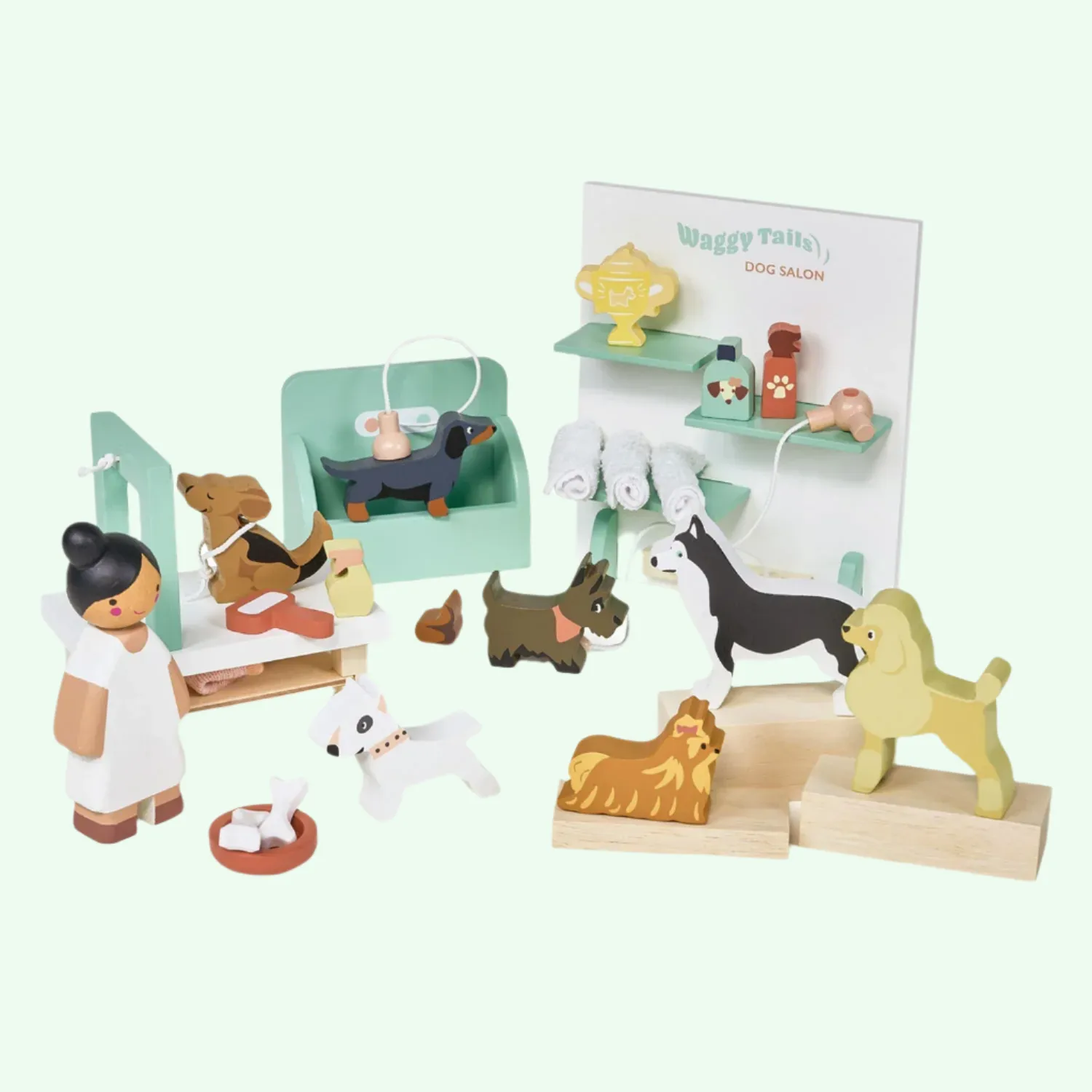 Waggy Tails Dog Salon Playset